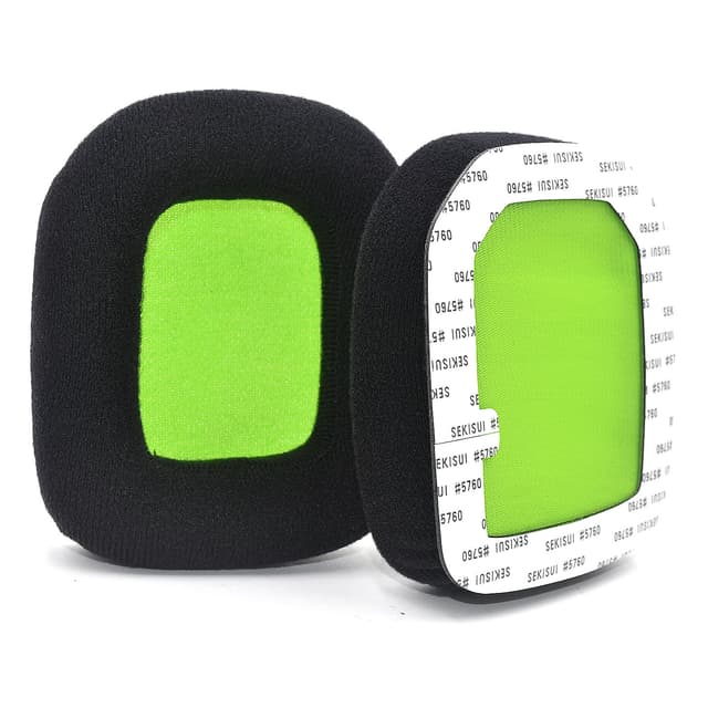 INF Ørepuder Kompatible med Logitech Astro Headset, Flanell Memory Foam ørepuder Sort