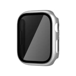 INF Sekretessfodral med skärmskydd i härdat glas för Apple Watch 9 Sil