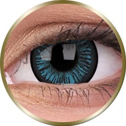 Farvede Linser Phantasee Big Eyes Blå