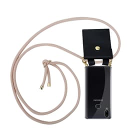 Samsung Galaxy A10s / M01s Deksel med Halskjede (rosa)