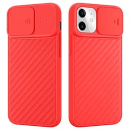iPhone 11 silikondeksel case (rød)