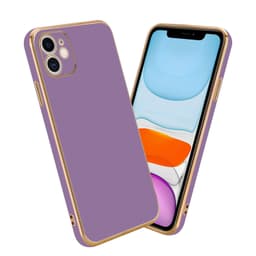 iPhone 11 silikondeksel case (lilla)