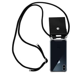 iPhone X / XS Etui Cover Kæde (Sort)
