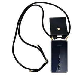 Nokia 7.1 Etui Cover Kæde (Sort)