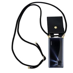 Oppo A92 Etui Cover Kæde (Sort)