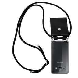Samsung Galaxy J1 2015 Etui Cover Kæde (Sort)