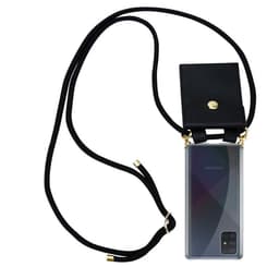 Samsung Galaxy A71 5G Etui Cover Kæde (Sort)