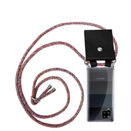Samsung Galaxy A42 4G Etui Cover Kæde (Rød)