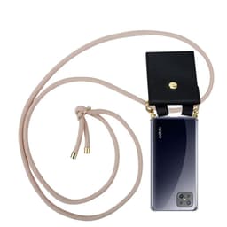 Oppo A92s Etui Cover Kæde (Lyserød)