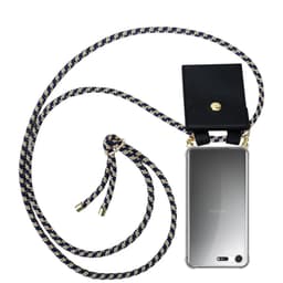 Sony Xperia XZ PREMIUM Deksel med Halskjede (blå)