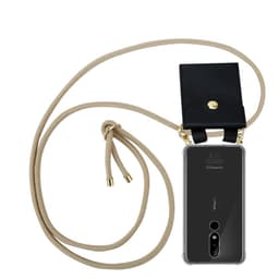 Nokia 3.1 PLUS Deksel med Halskjede (brun)