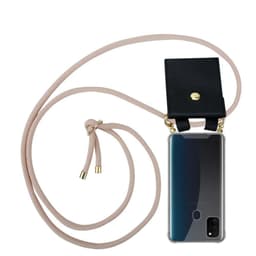 Samsung Galaxy M21 / M30s Deksel med Halskjede (rosa)