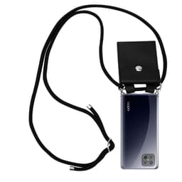 Oppo A92s Deksel med Halskjede (svart)