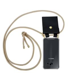 Samsung Galaxy S7 EDGE Etui Cover Kæde (Brun)