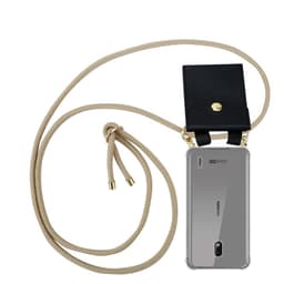 Nokia 2.2 Deksel med Halskjede (brun)