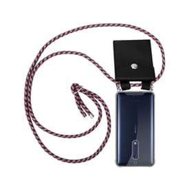 Nokia 5 2017 Skal Fodral Kedja (Röd)