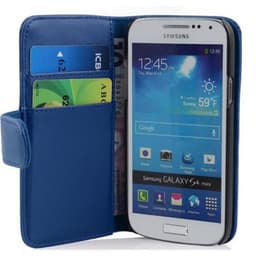 Samsung Galaxy S4 MINI Plånboksfodral Skal (Blå)