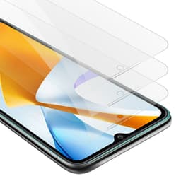 Xiaomi RedMi 10C / POCO C40 3x Skärmskydd Skyddsglas