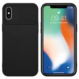 iPhone X / XS Cover Etui Case (Sort)