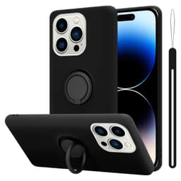 iPhone 14 PRO MAX Suojakuori Suojakotelo (Musta)