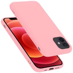 iPhone 12 MINI Suojakuori Suojakotelo (Vaaleanpunainen)