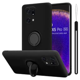 Oppo FIND X5 PRO Suojakuori Suojakotelo (Musta)
