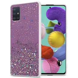 Samsung Galaxy A51 5G Skal Fodral Case (Lila)