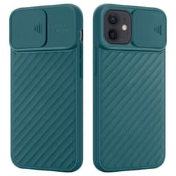 iPhone 12 MINI silikondeksel case (grønn)