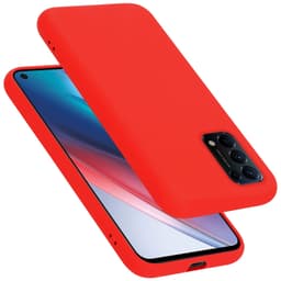 Oppo FIND X3 LITE Suojakuori Suojakotelo (Punainen)
