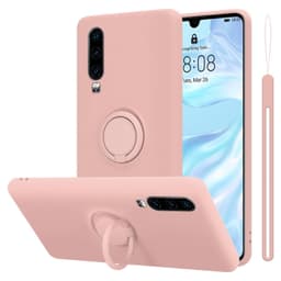 Huawei P30 Suojakuori Suojakotelo (Vaaleanpunainen)