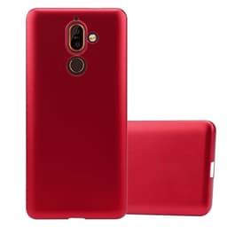 Nokia 7 PLUS Deksel Case Cover (rød)