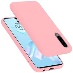 Huawei P30 Suojakuori Suojakotelo (Vaaleanpunainen)