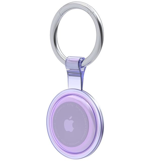 TPU Airtag-anheng (lilla)