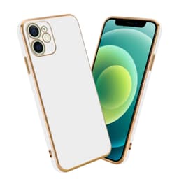 iPhone 12 MINI Suojakuori Case Cover Kotelo (Valkoinen)