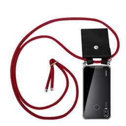 Huawei P20 LITE 2018 / NOVA 3E Etui Cover Kæde (Rød)