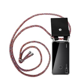 Huawei P20 LITE 2018 / NOVA 3E Etui Cover Kæde (Rød)