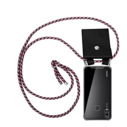 Huawei P20 LITE 2018 / NOVA 3E Etui Cover Kæde (Rød)
