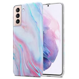 Samsung Galaxy S21 PLUS lommebokdeksel etui (hvit)