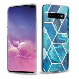 Samsung Galaxy S10 PLUS lommebokdeksel etui (blå)