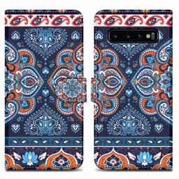 Samsung Galaxy S10 4G Pungetui Cover Case (Blå)