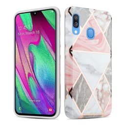Samsung Galaxy A40 lommebokdeksel etui (grå)