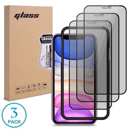 Privacy Screen Protector Herdet Glass Full Dekning Glass Film for iPhone Flerfarget iPhone 14
