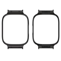 20 mm beskyttende klokkedekselramme for Redmi Watch 3 Lite/Watch 3 Active Sort
