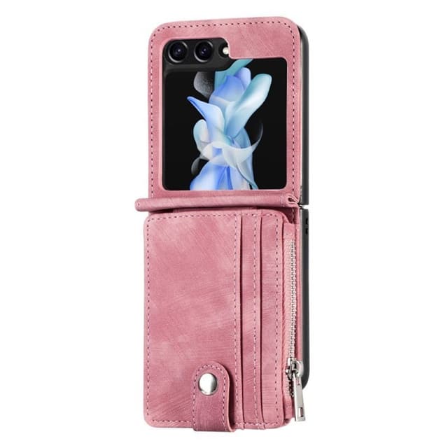 Mobilcover 2i1 Samsung Galaxy Z Flip 5 - Lyserød