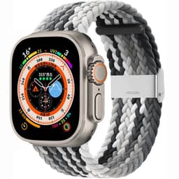 Flettet Urrem Apple Watch Ultra (49mm) - Gradient grey
