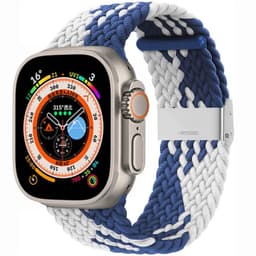Punottu kellon renneke Apple Watch Ultra (49mm) - Bluewhite
