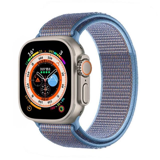 Nylon klokkerem Apple Watch Ultra (49mm) - Cerulean