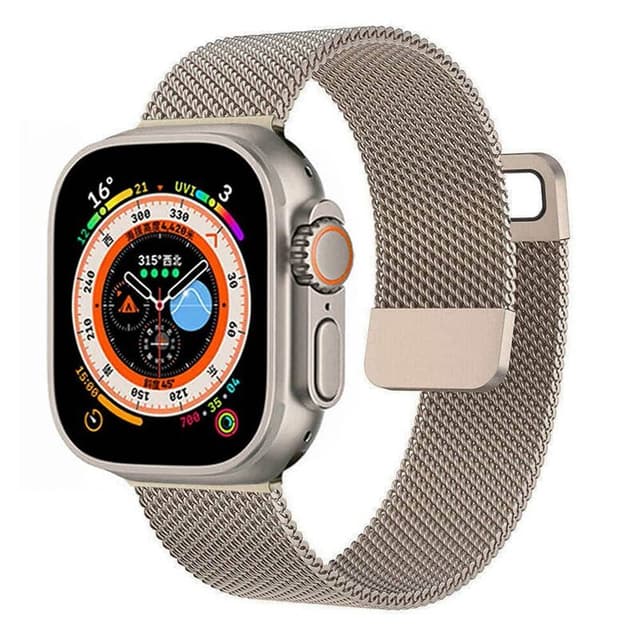Milanese magnetisk urrem Apple Watch Ultra (49mm) - Vintage gold