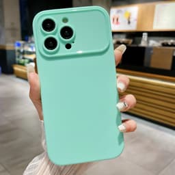 Slim-Fit TPU telefonfodral Skal för iPhone 15 Pro Max - Cyan