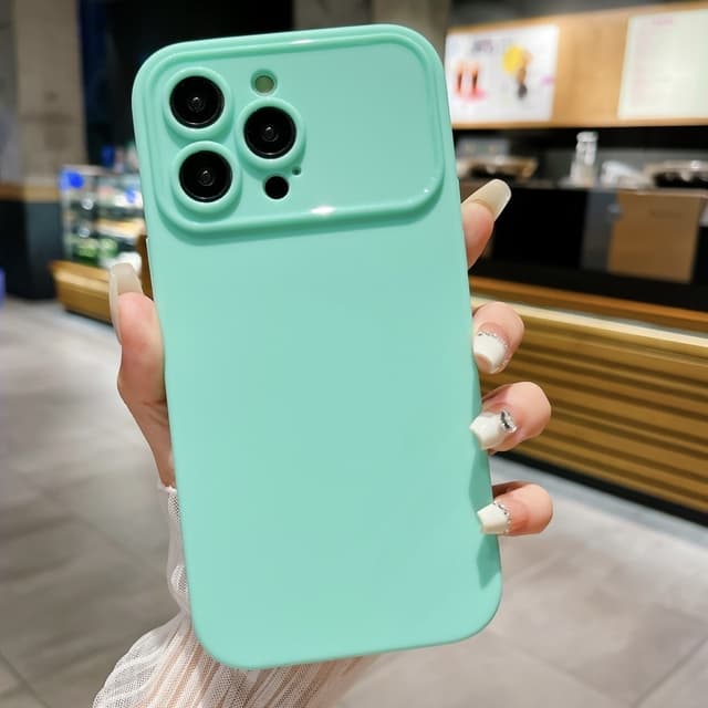 Slim-Fit TPU telefonfodral Skal för iPhone 15 Pro Max - Cyan